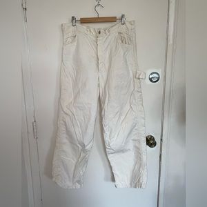 Madewell White Carpenter Jeans